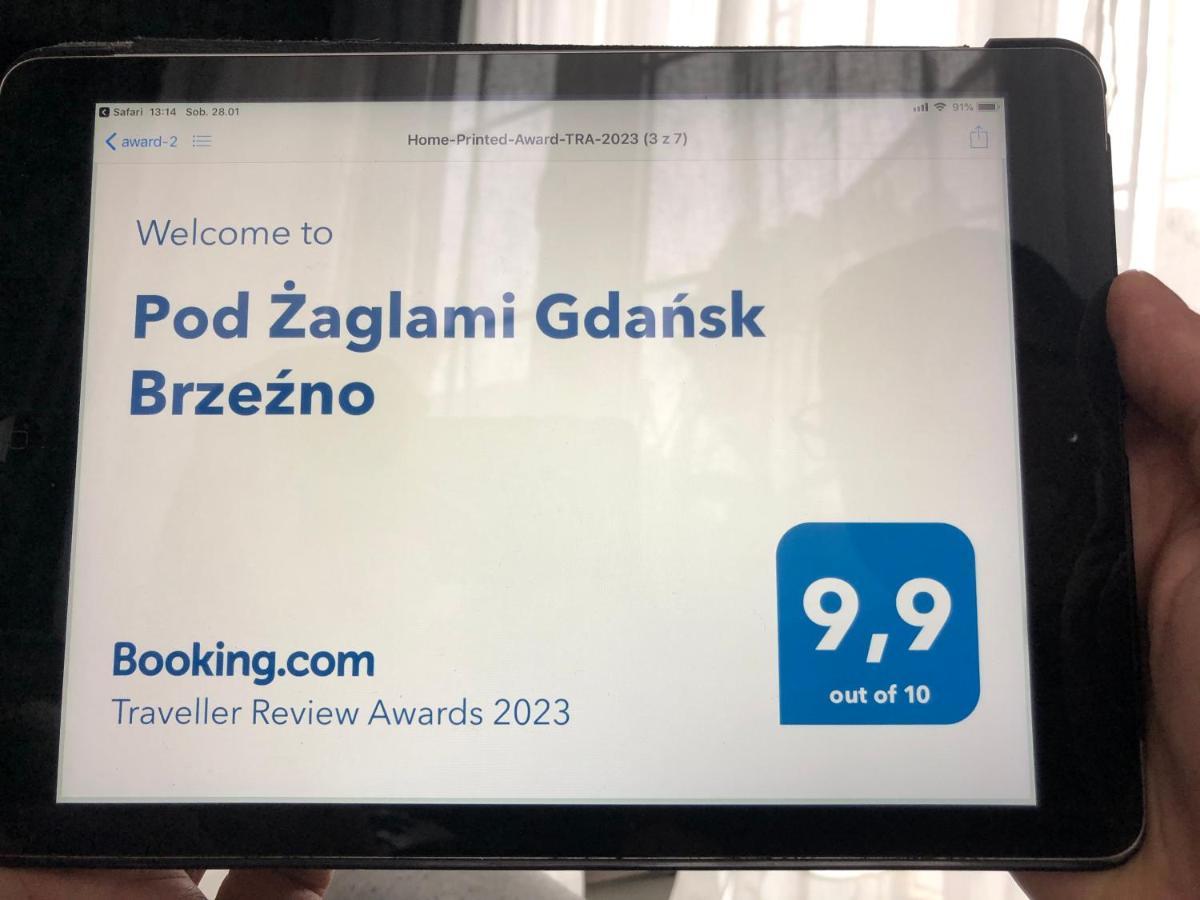 Pod Zaglami Gdansk Brzezno Apartment Exterior foto